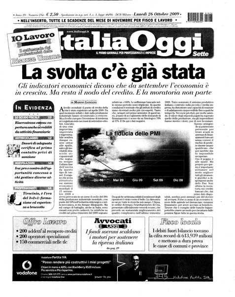 Italia oggi : quotidiano di economia finanza e politica